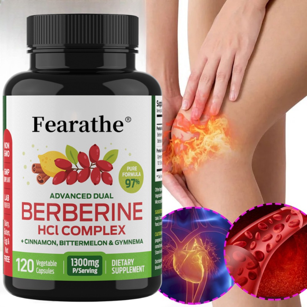 Berberine Hcl Capsule - بربرين هيدروكلوريد مع قرفة سيلان 120