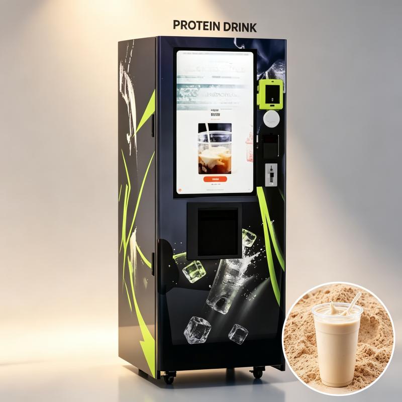 Nutrition Sports Fitness - آلة بيع البروتين التجارية الأوتوماتيكية لتوزيع
