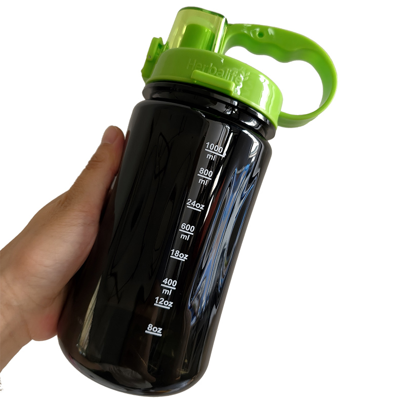 Nutrition And Fitness For Life - زجاجة ماء بلاستيكية صحية بسعة 1