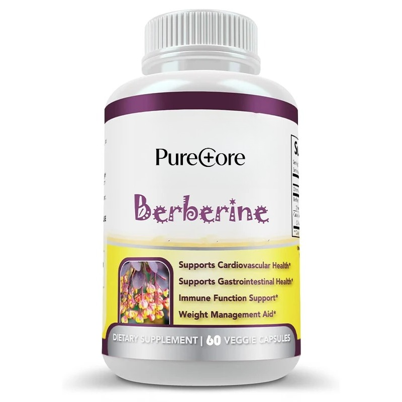Berberine Hcl Capsule - بيريرين هيدروكلوريد متقدم 500 ملغ، 60