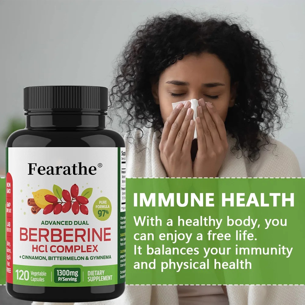 بربرين هيدروكلوريد مع قرفة سيل - مراجعة Berberine Hcl Capsule وسعره
