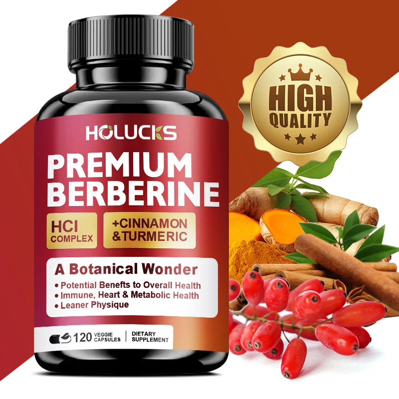 مجمع Holucks Premium Berberine - مراجعة Berberine Hcl Capsule وسعره