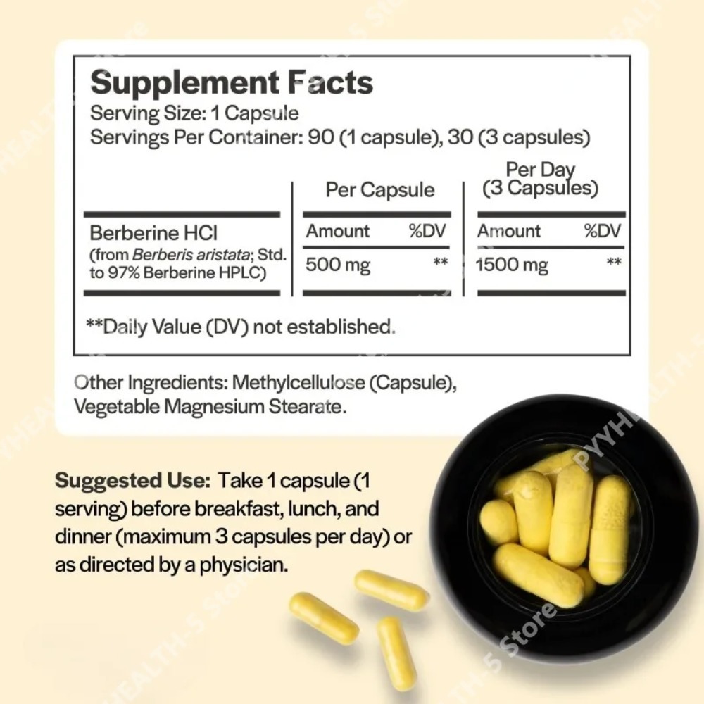 مكمل غذائي من البربرين هيدروكل - مراجعة Berberine Hcl Capsule وسعره