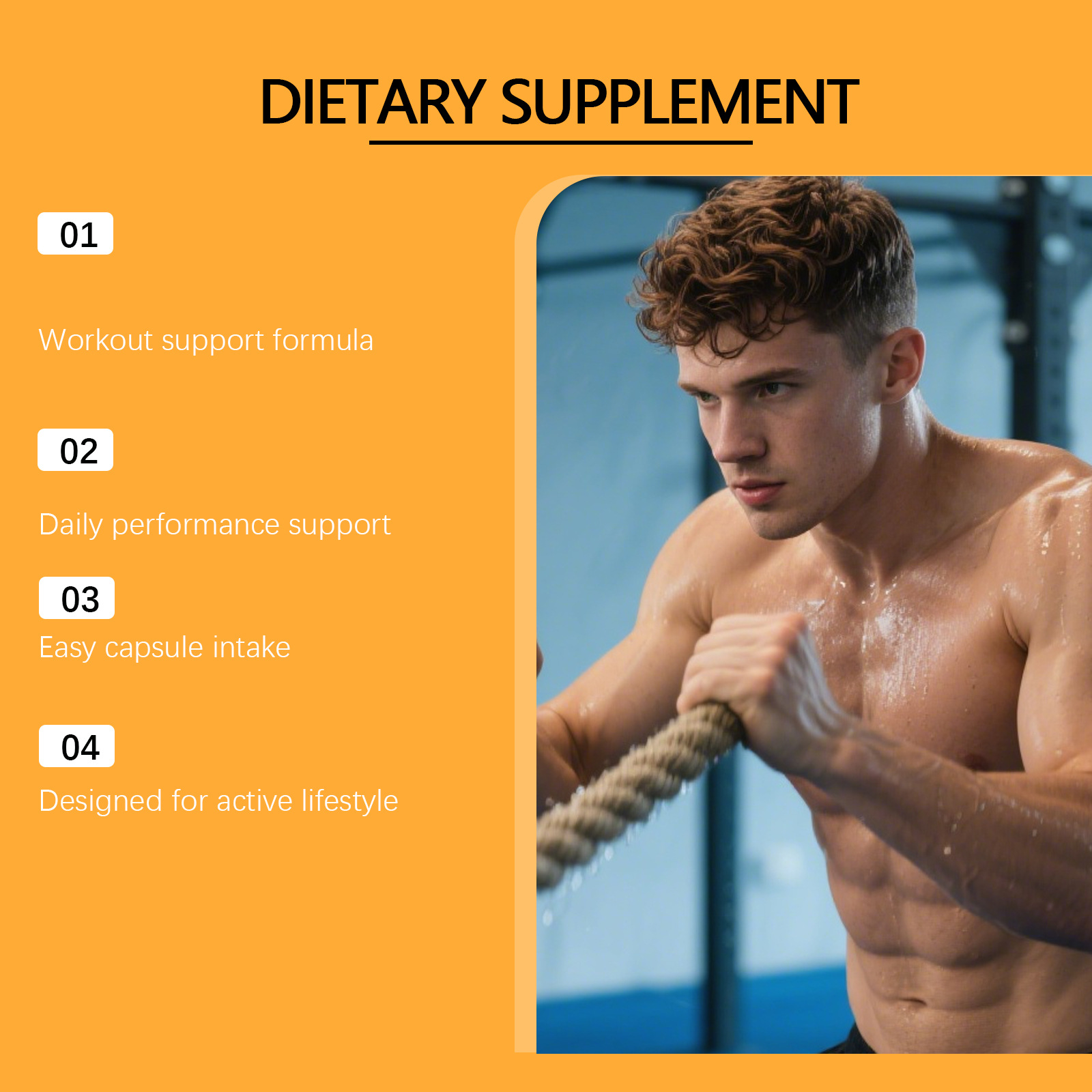 كبسولات لتعزيز الطاقة للتدريب  - مراجعة Nutrition Sports Fitness وسعره