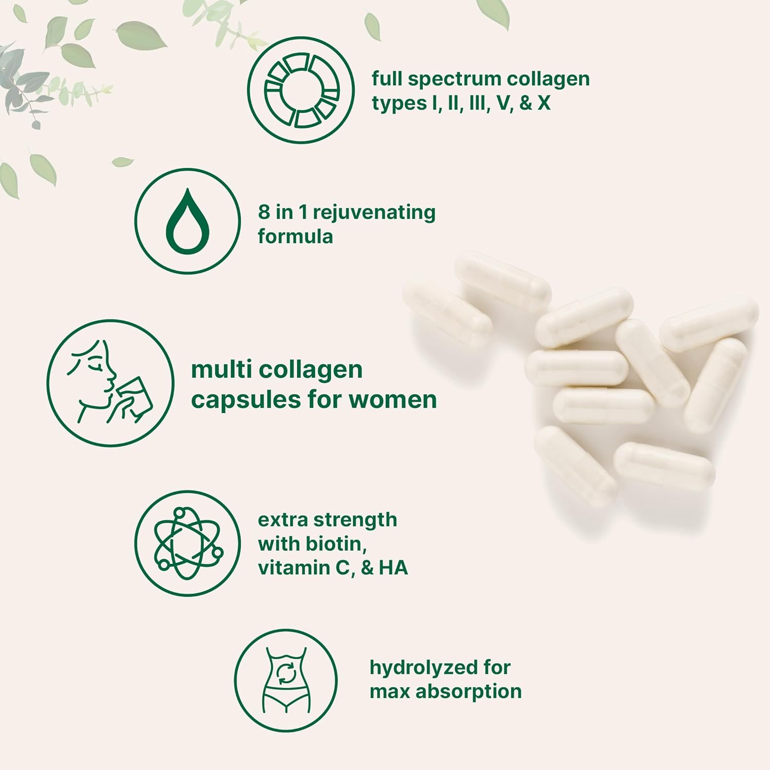 مسحوق الكولاجين المتعدد يشد ال - مراجعة Collagen Peptide Powder وسعره