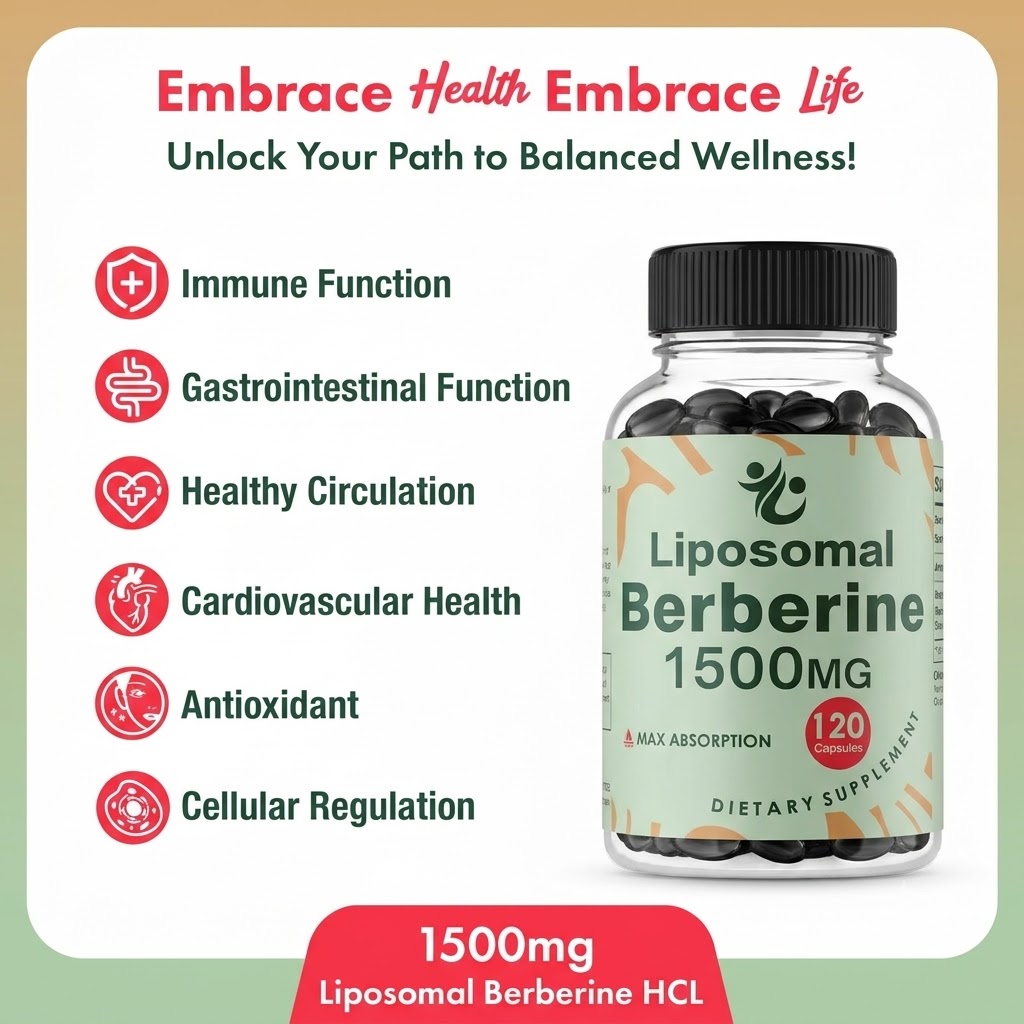 بربرين هيدروكلوريد ليبوزومي -  - مراجعة Berberine Hcl Capsule وسعره