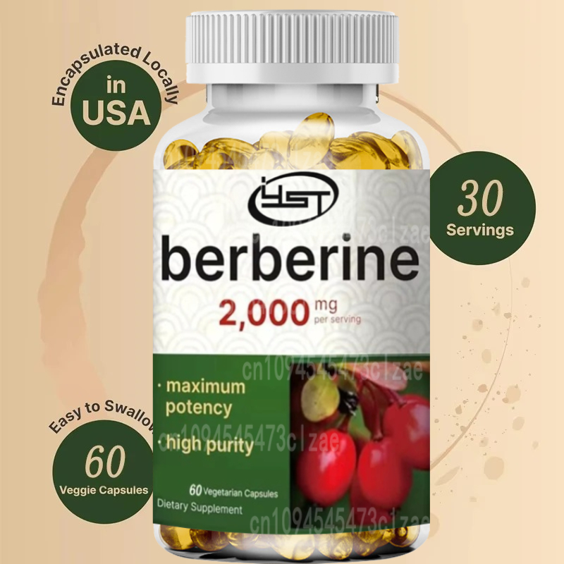 مكمل البربرين |   60 كبسولة نب - مراجعة Berberine Hcl Capsule وسعره