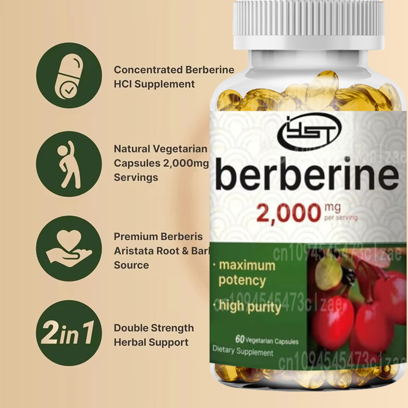 مكمل البربرين |   60 كبسولة نب - مراجعة Berberine Hcl Capsule وسعره