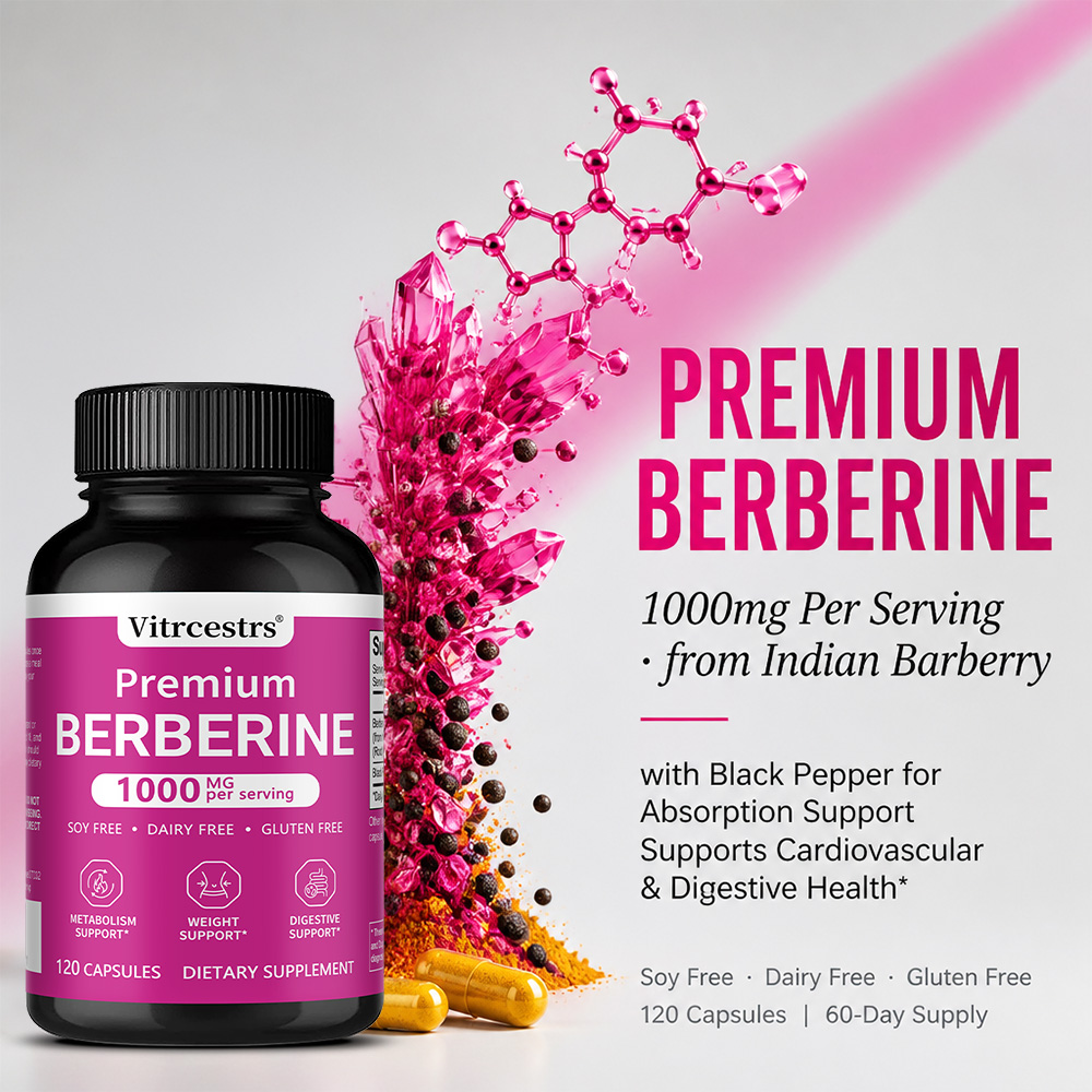 مكمل بيربيرين هيدروكلوريد 1000 - مراجعة Berberine Hcl Capsule وسعره