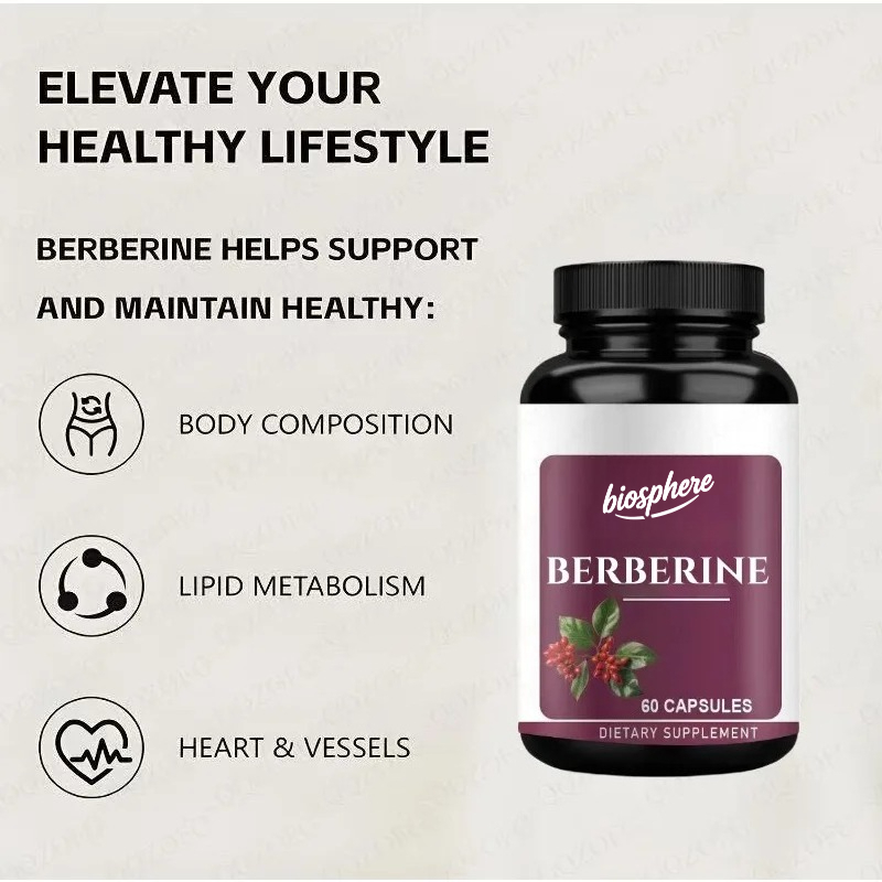 مكمل البربرين - 60 كبسولة نبات - مراجعة Berberine Hcl Capsule وسعره